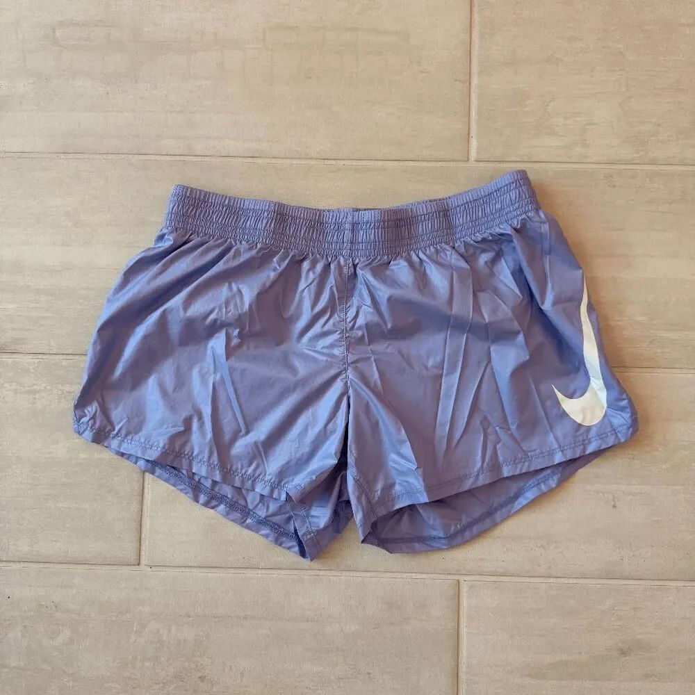 Nike Dri-FIT Swoosh Run Shorts Light Bordeaux/White DD6831-507 Tempo Logo Medium